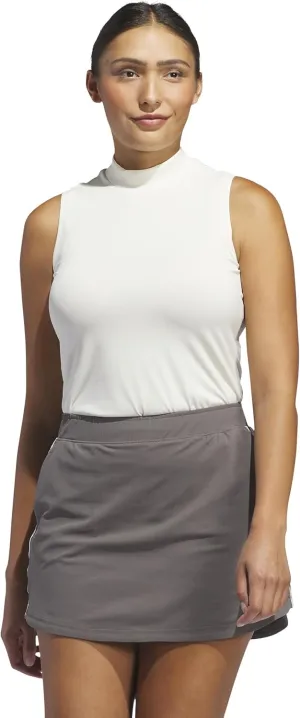 adidas Women's Ultimate365 Sleeveless Mock Neck Polo Shirt