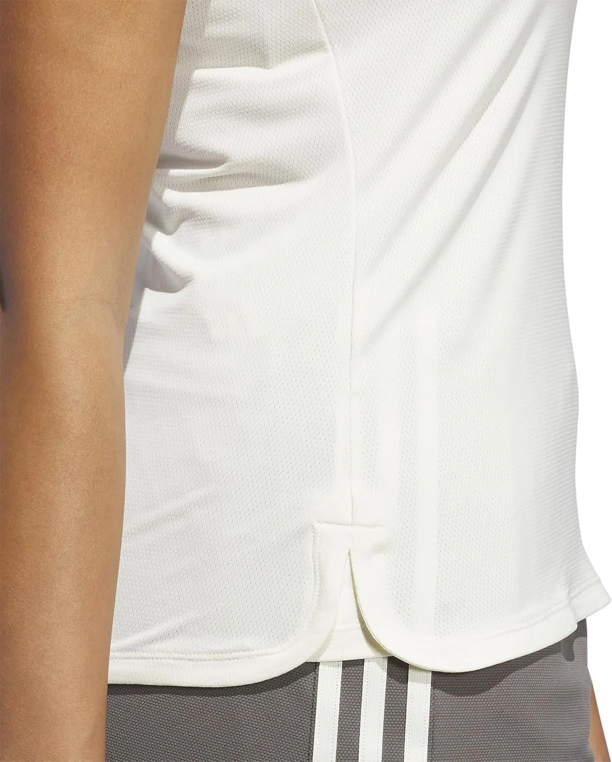 adidas Women's Ultimate365 Sleeveless Mock Neck Polo Shirt