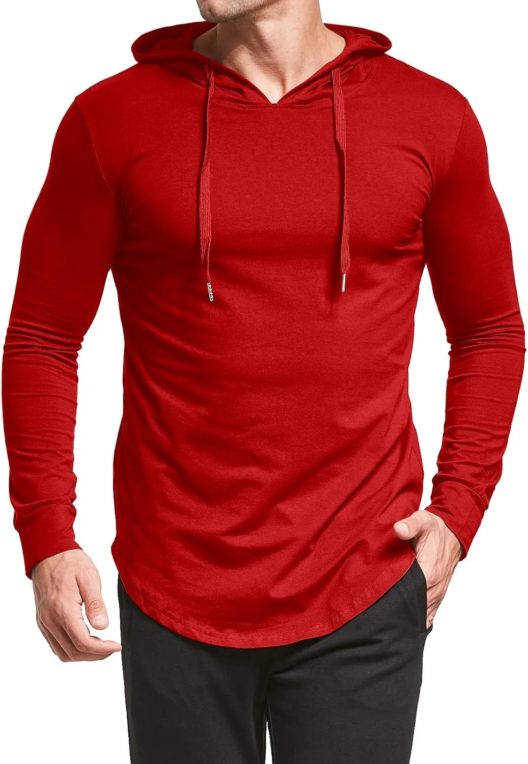 Aiyino Men's S-5X Long Sleeve Fashion Athletic Hoodies Sport Sweatshirt Hip Hop Pullover