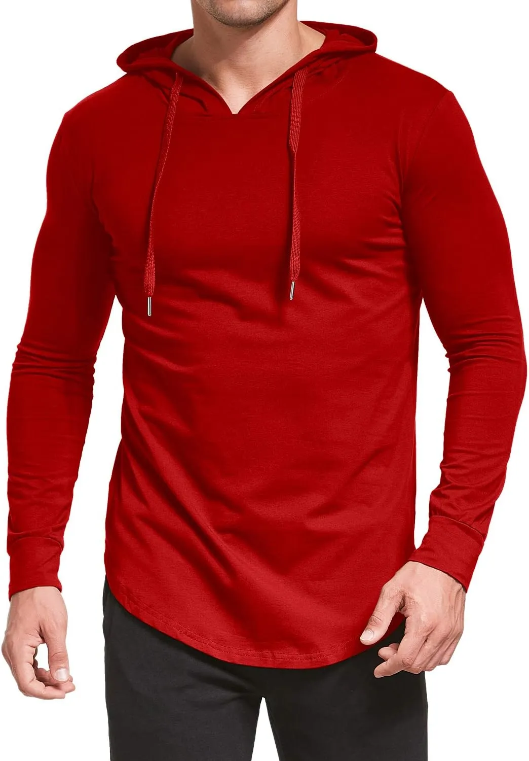Aiyino Men's S-5X Long Sleeve Fashion Athletic Hoodies Sport Sweatshirt Hip Hop Pullover