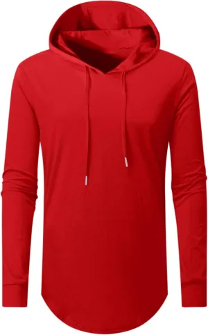 Aiyino Men's S-5X Long Sleeve Fashion Athletic Hoodies Sport Sweatshirt Hip Hop Pullover