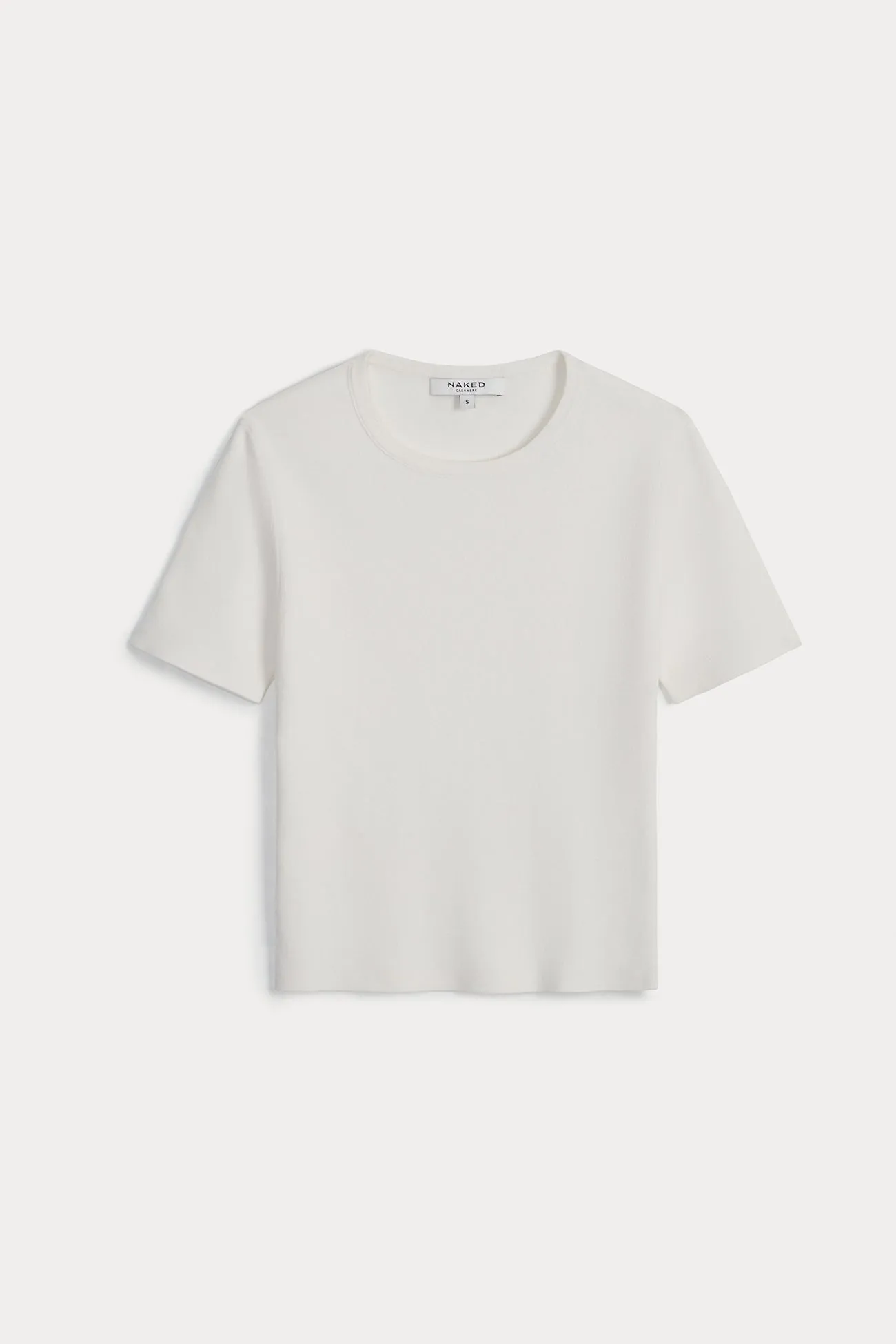 AMEY COTTON CASHMERE CREWNECK TEE