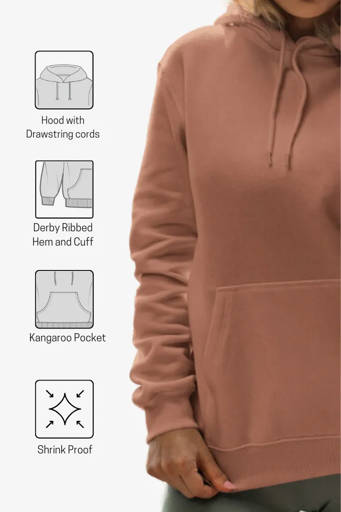 Coral Hoodie for women