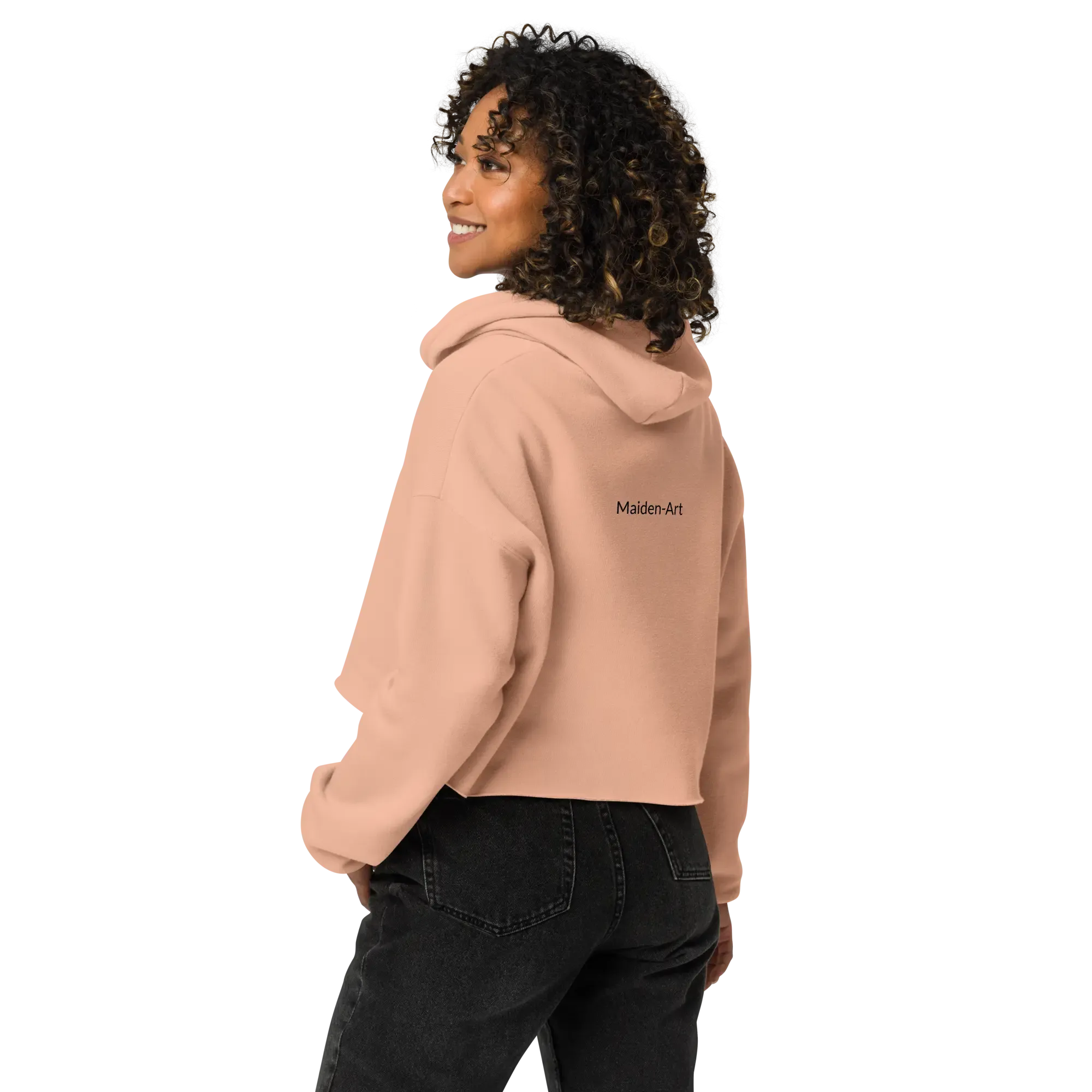 Crop Hoodie - Self Love Addicted with EMBROIDERY