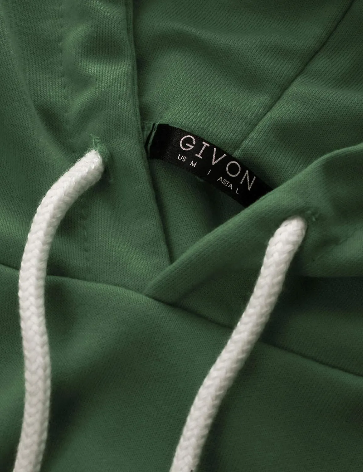 GIVON Men's Short Sleeve Pullover Hoodie Hipster Longline Hooded Shirt Lightweight Cotton Blend Casual Streetwear