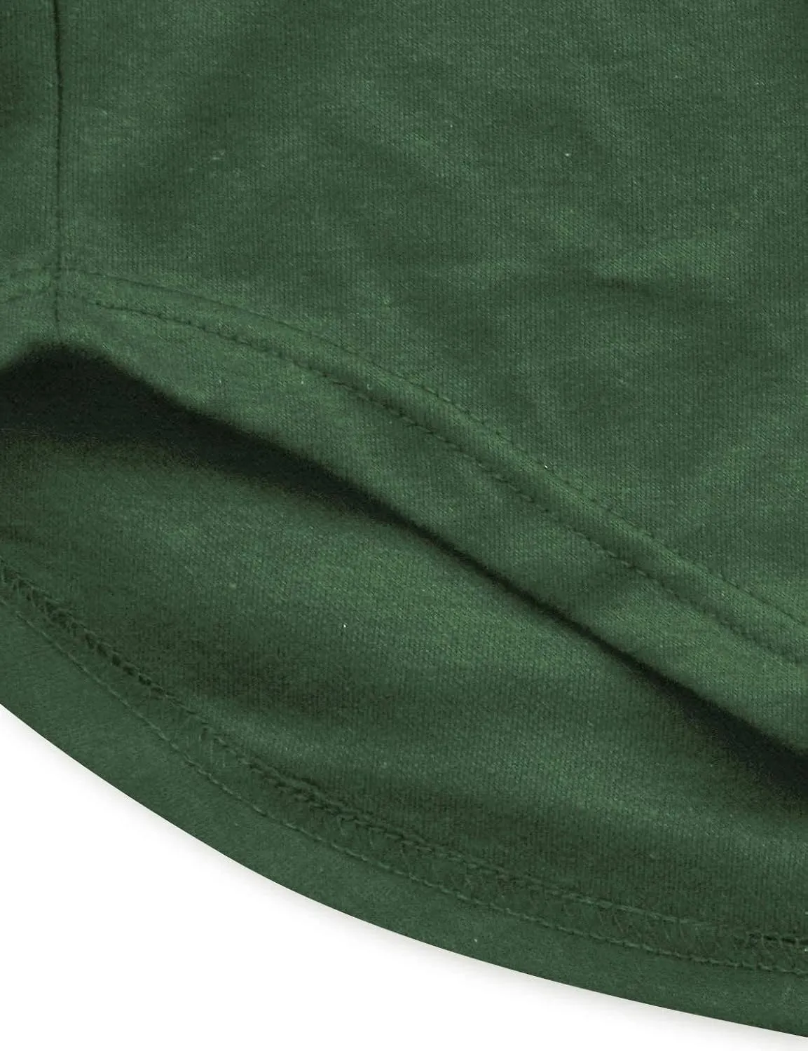 GIVON Men's Short Sleeve Pullover Hoodie Hipster Longline Hooded Shirt Lightweight Cotton Blend Casual Streetwear