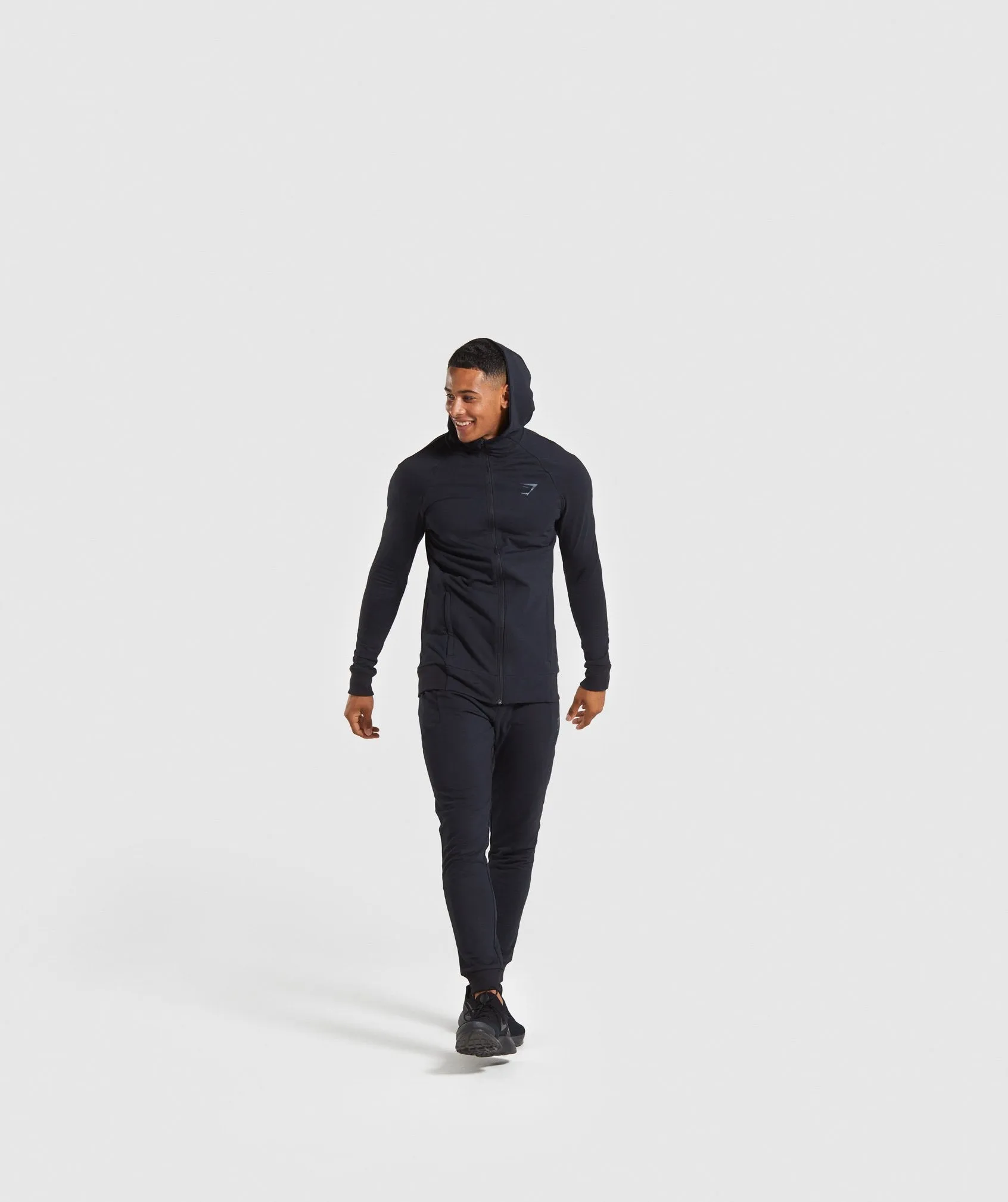Gymshark Force Zip Hoodie - Black