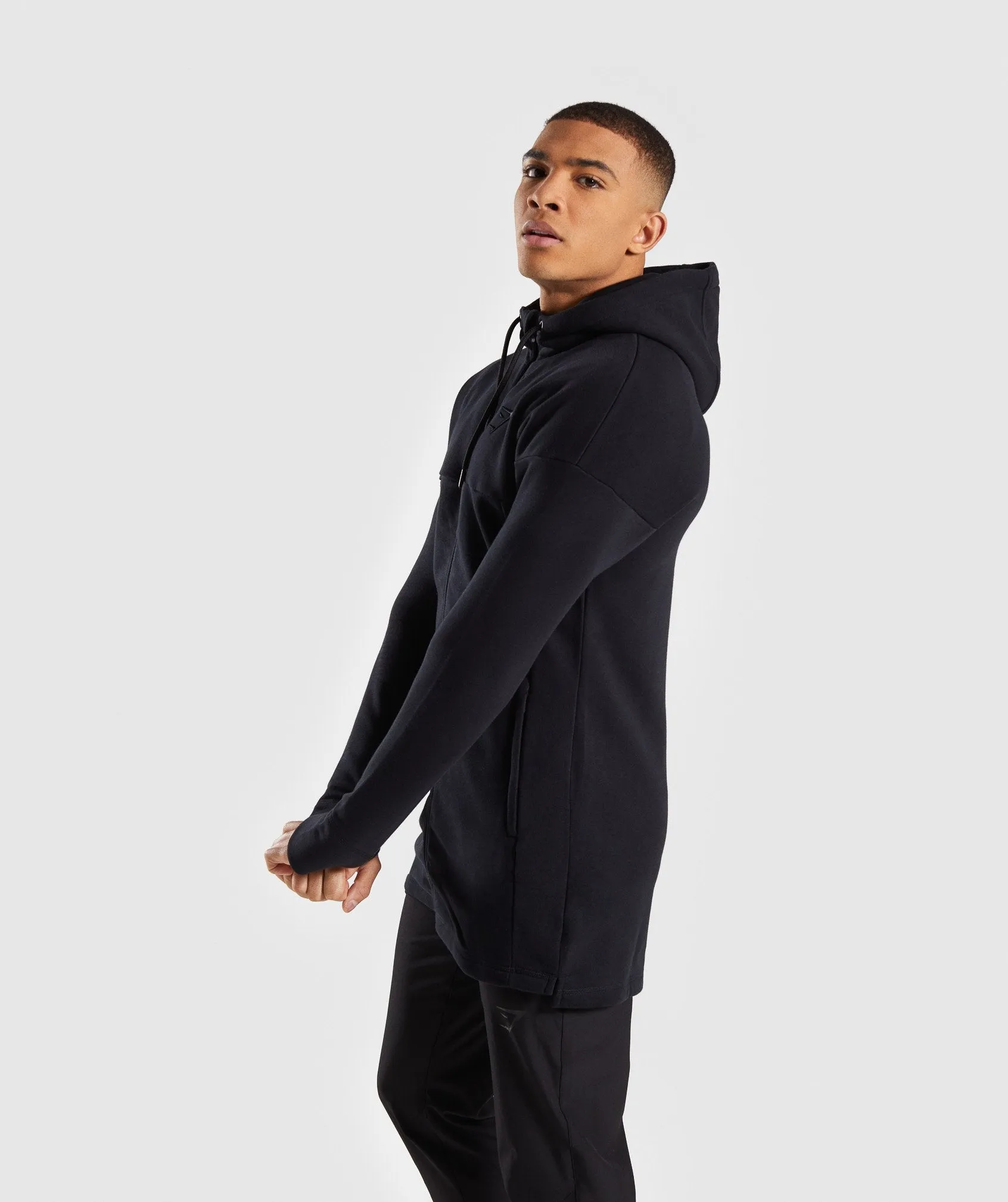 Gymshark Heavy Sweat Jacket - Black