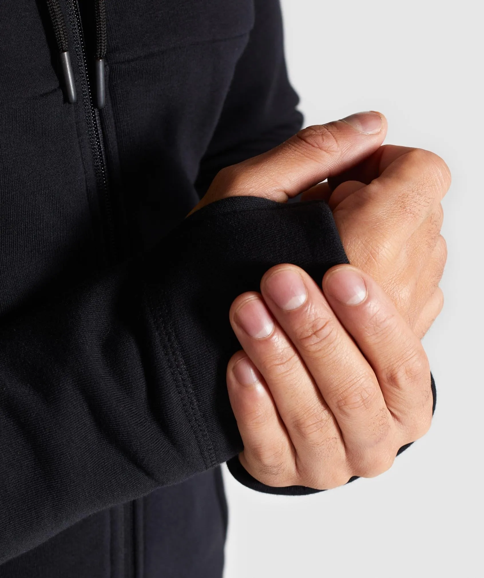 Gymshark Heavy Sweat Jacket - Black