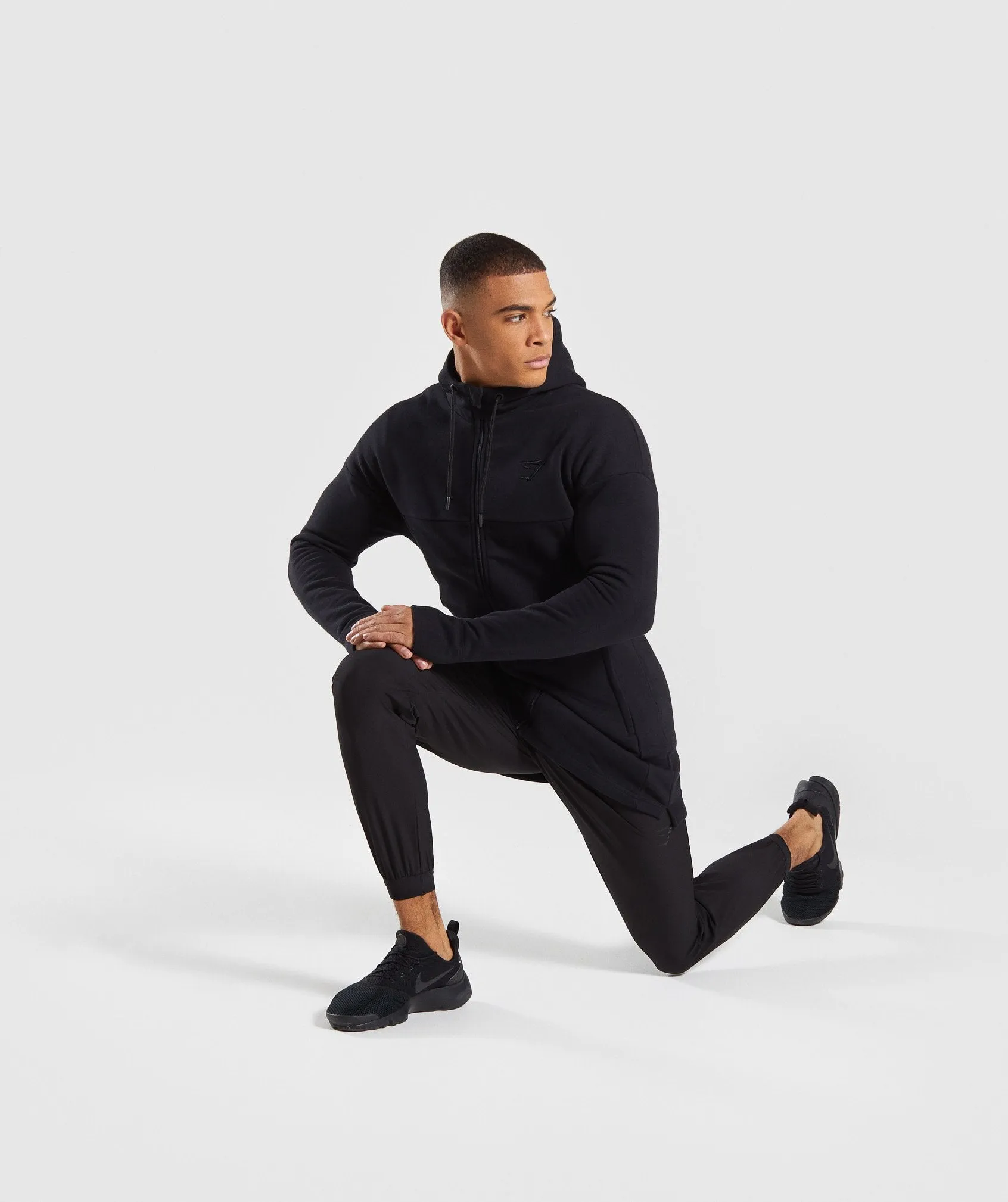Gymshark Heavy Sweat Jacket - Black
