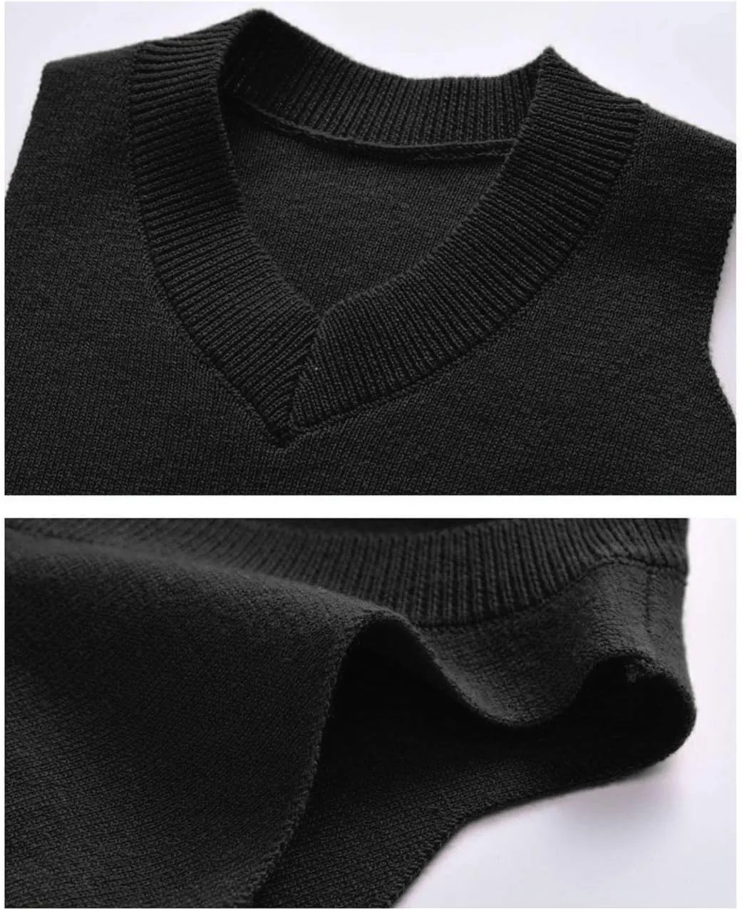 Happy Cherry Baby Boys Vest Thermal Warm Cotton Breathable Knit Sleeveless Sweater