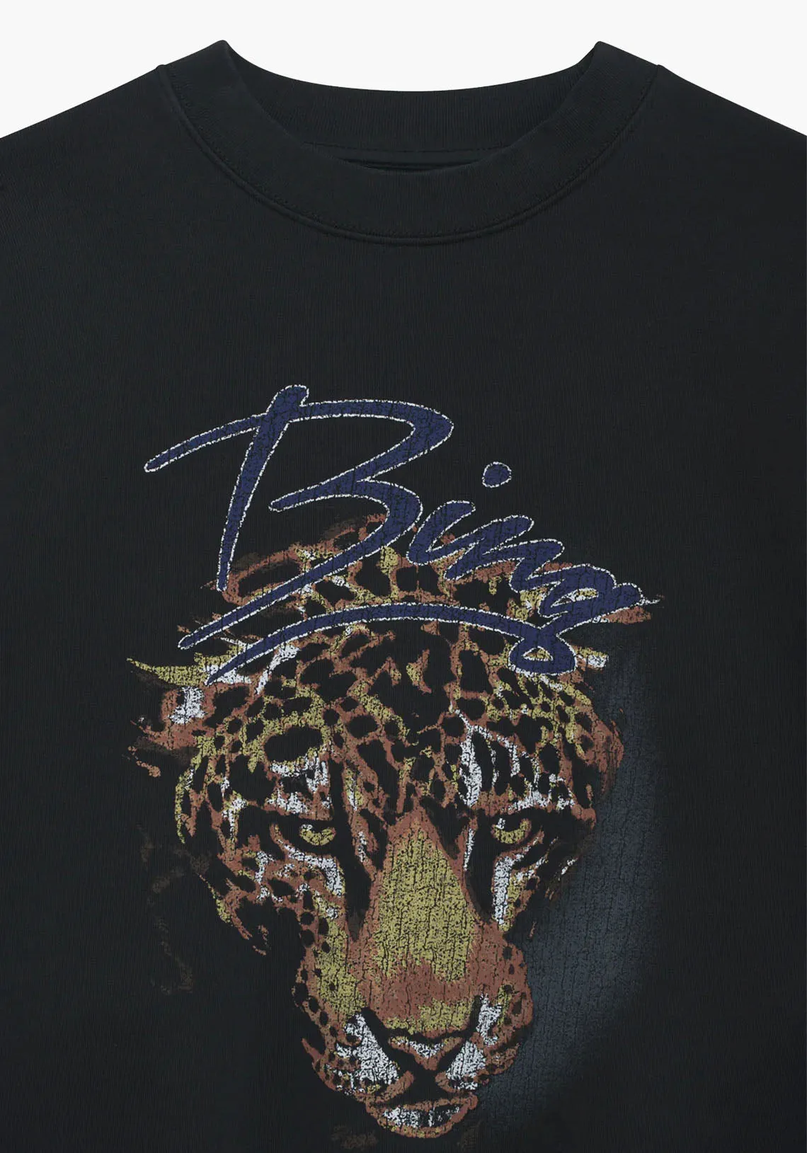 HARVEY CREW LEOPARD VINTAGE BLACK