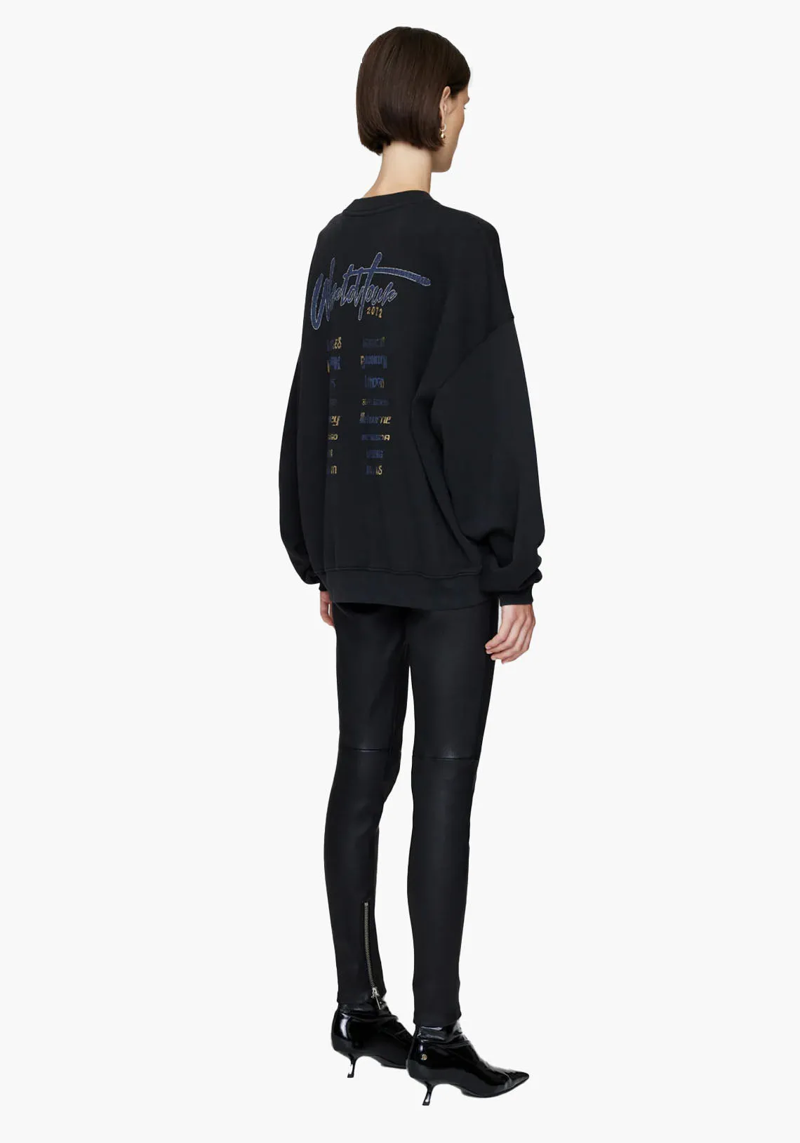 HARVEY CREW LEOPARD VINTAGE BLACK