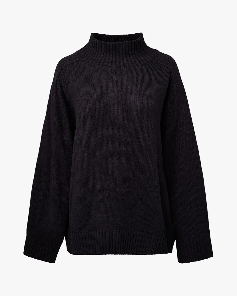 Oversized Funnel Neck Sweater