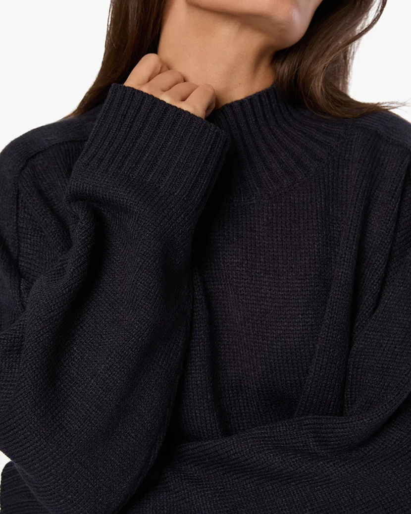 Oversized Funnel Neck Sweater