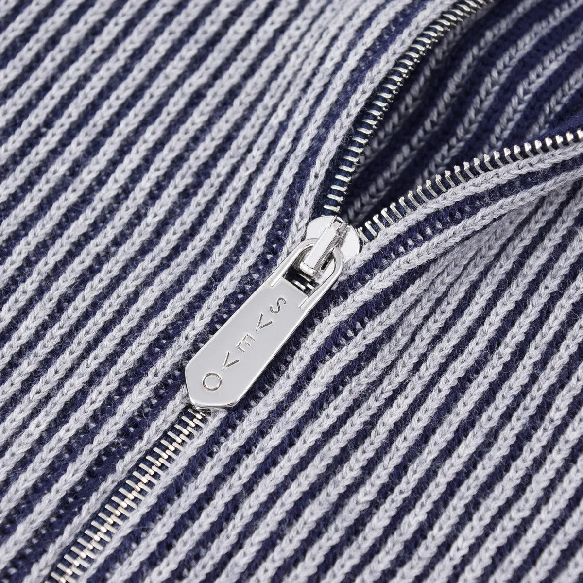 Svevo Full-Zip Cotton-Cashmere Sweater