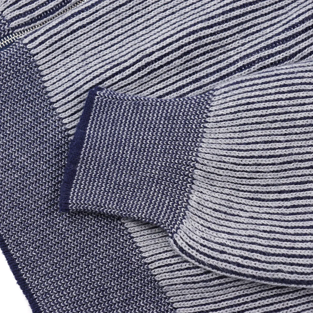 Svevo Full-Zip Cotton-Cashmere Sweater