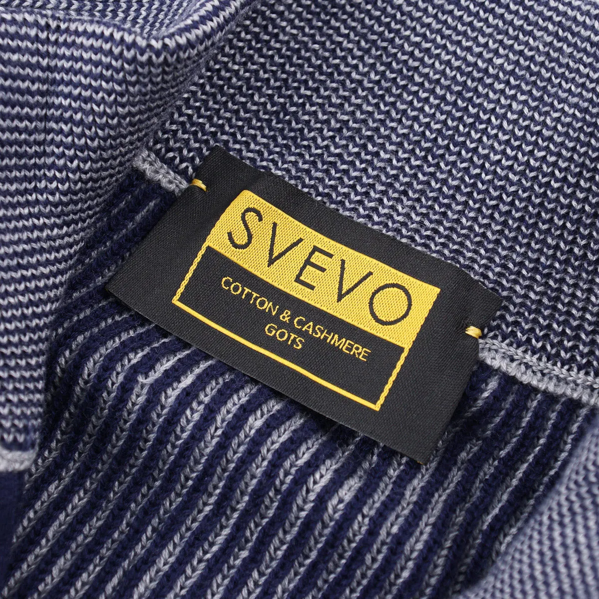 Svevo Full-Zip Cotton-Cashmere Sweater