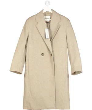 The Couture Club Beige Longline Oversized Duster Coat UK M