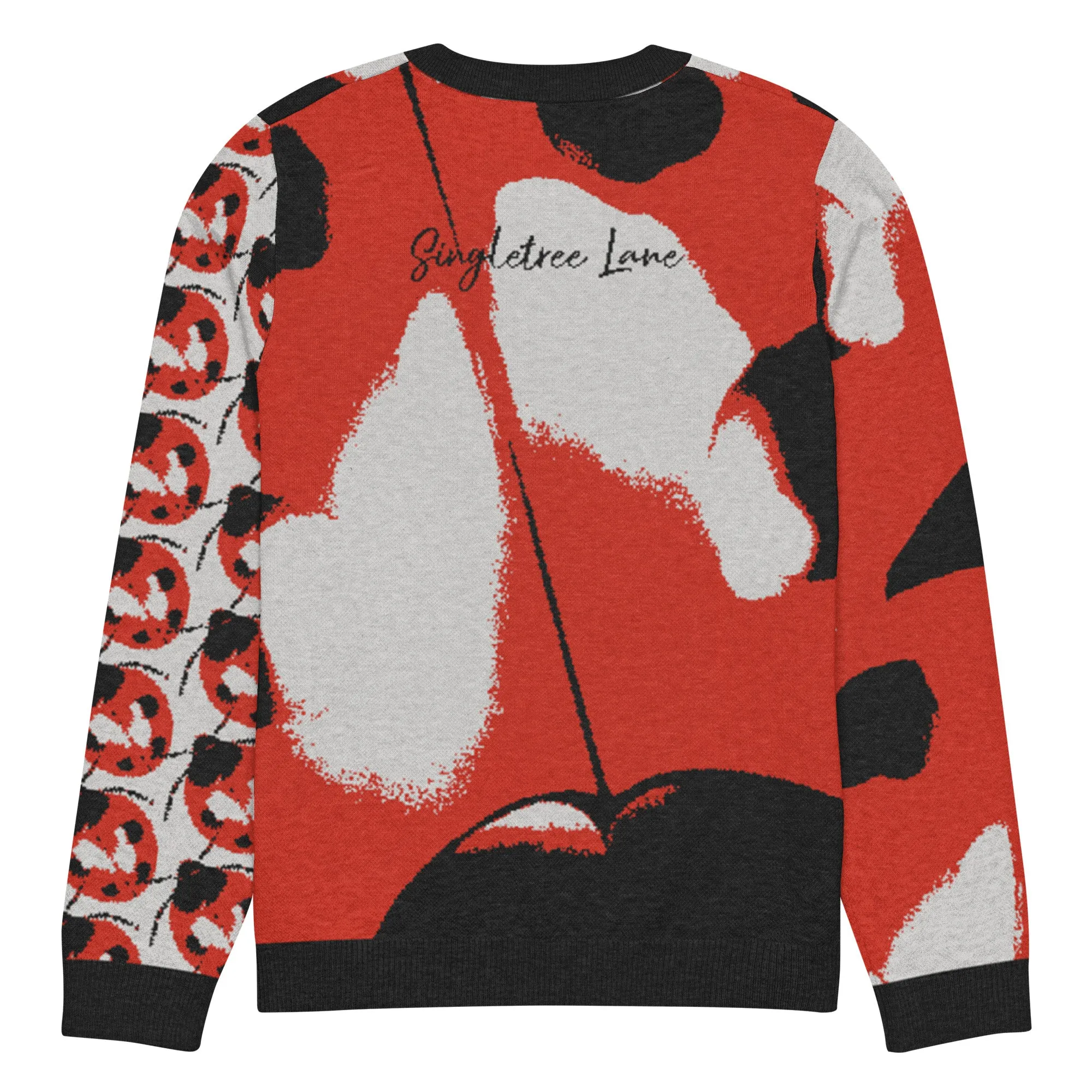 The Ladybug March Knitted Crewneck Sweater
