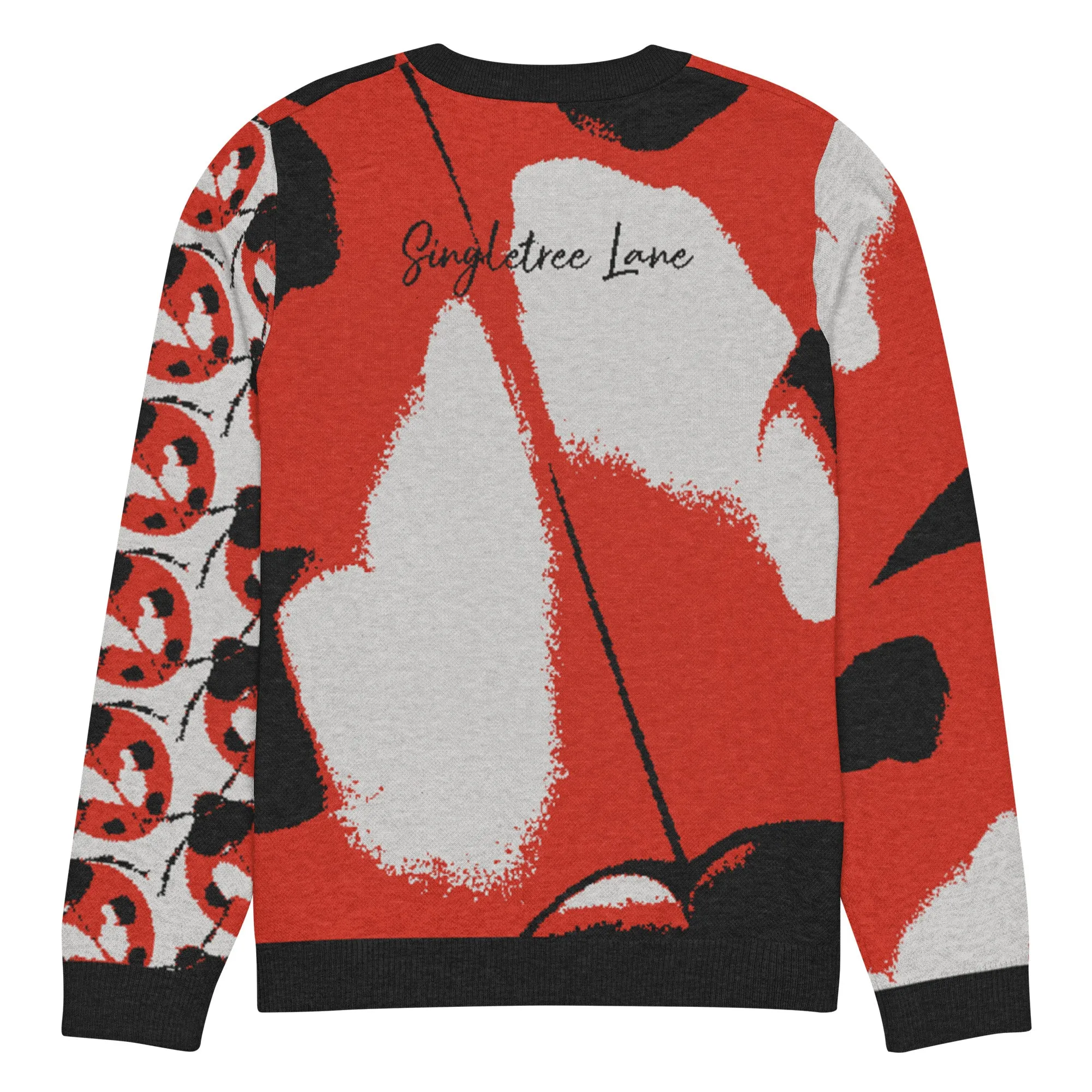 The Ladybug March Knitted Crewneck Sweater