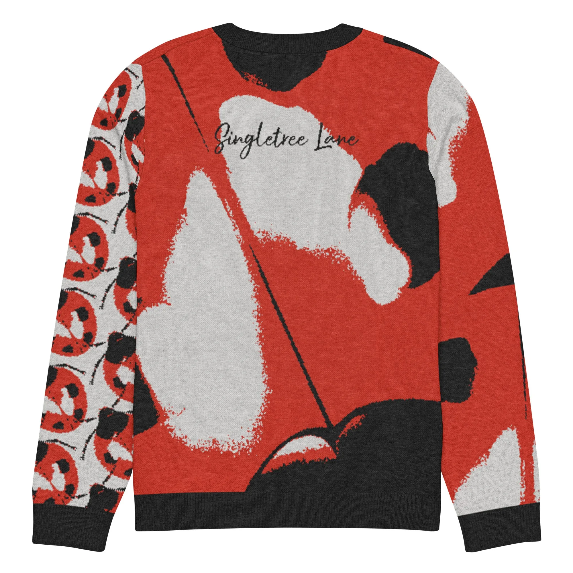 The Ladybug March Knitted Crewneck Sweater