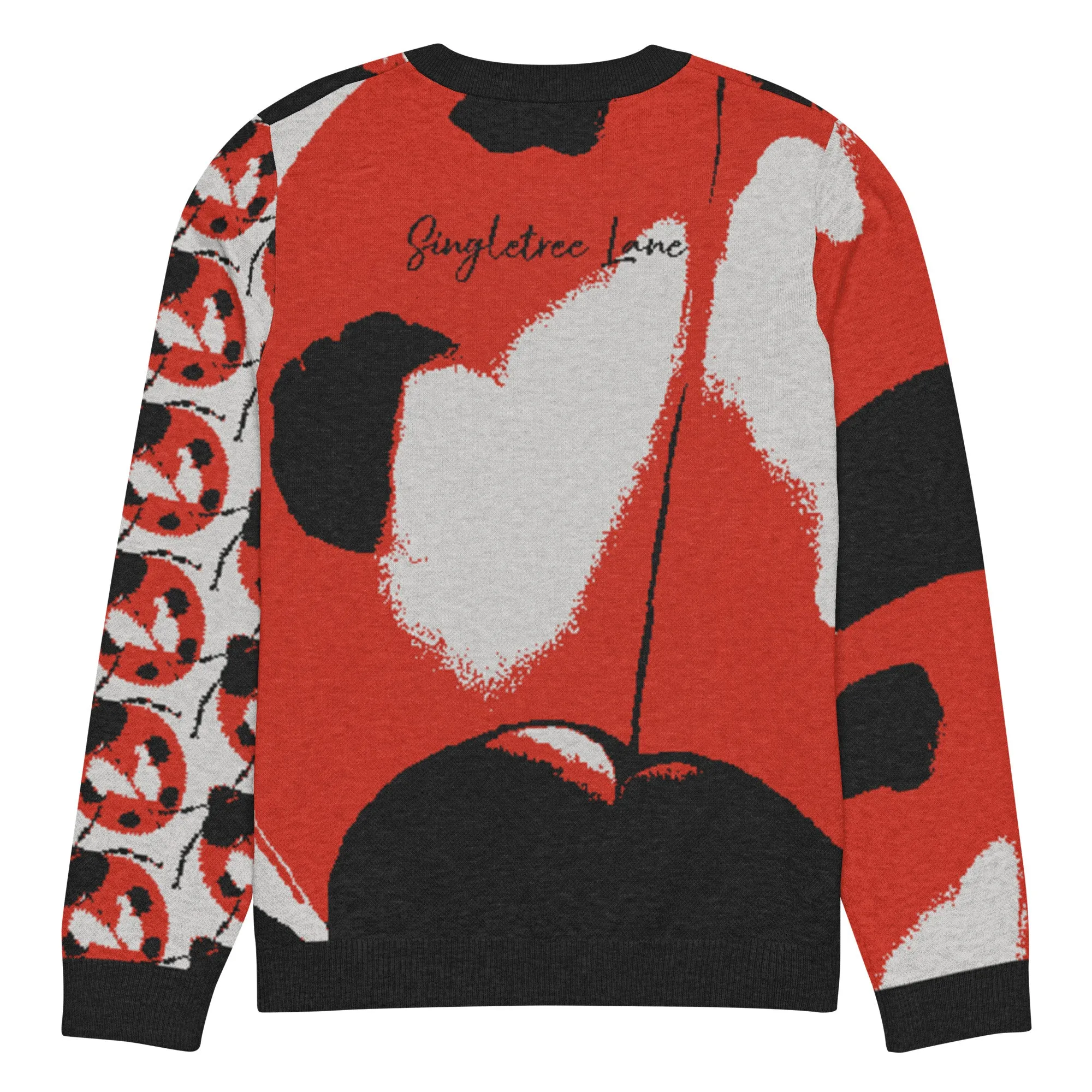 The Ladybug March Knitted Crewneck Sweater