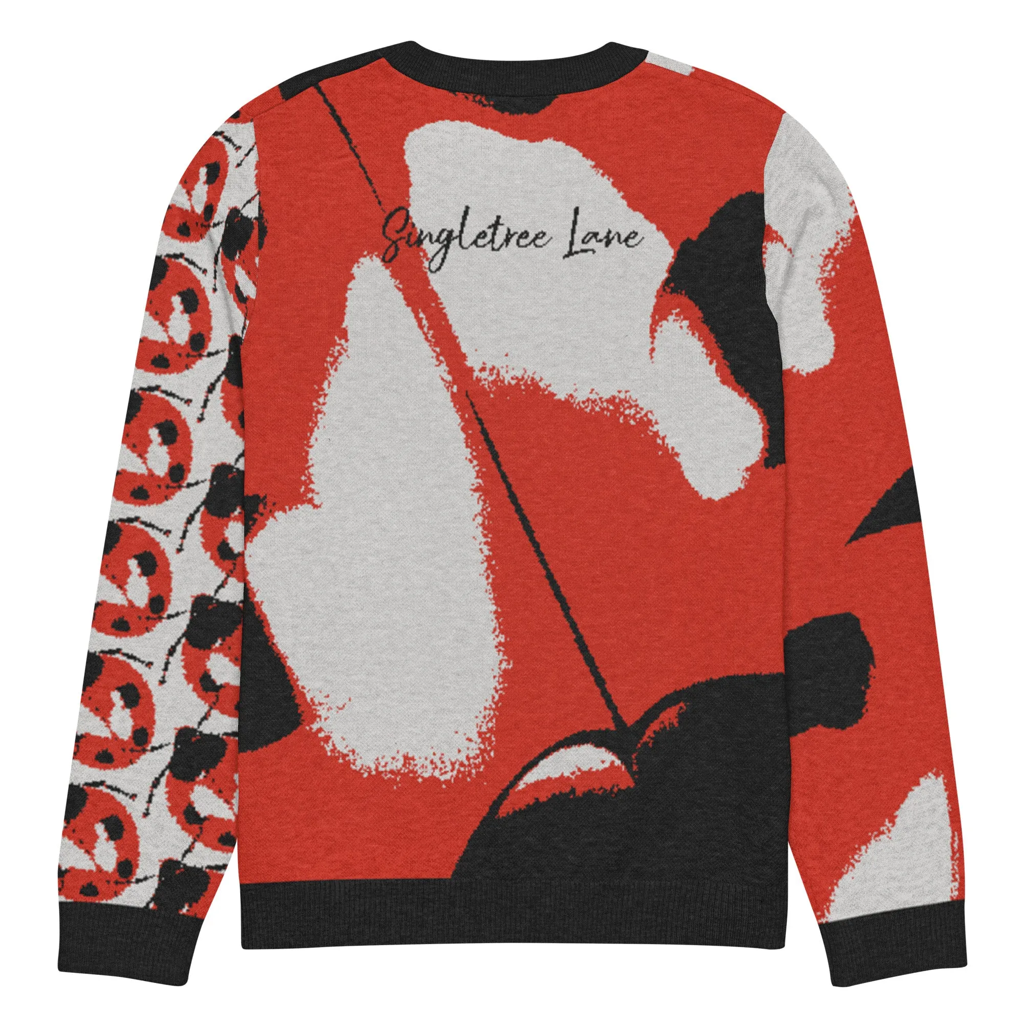 The Ladybug March Knitted Crewneck Sweater