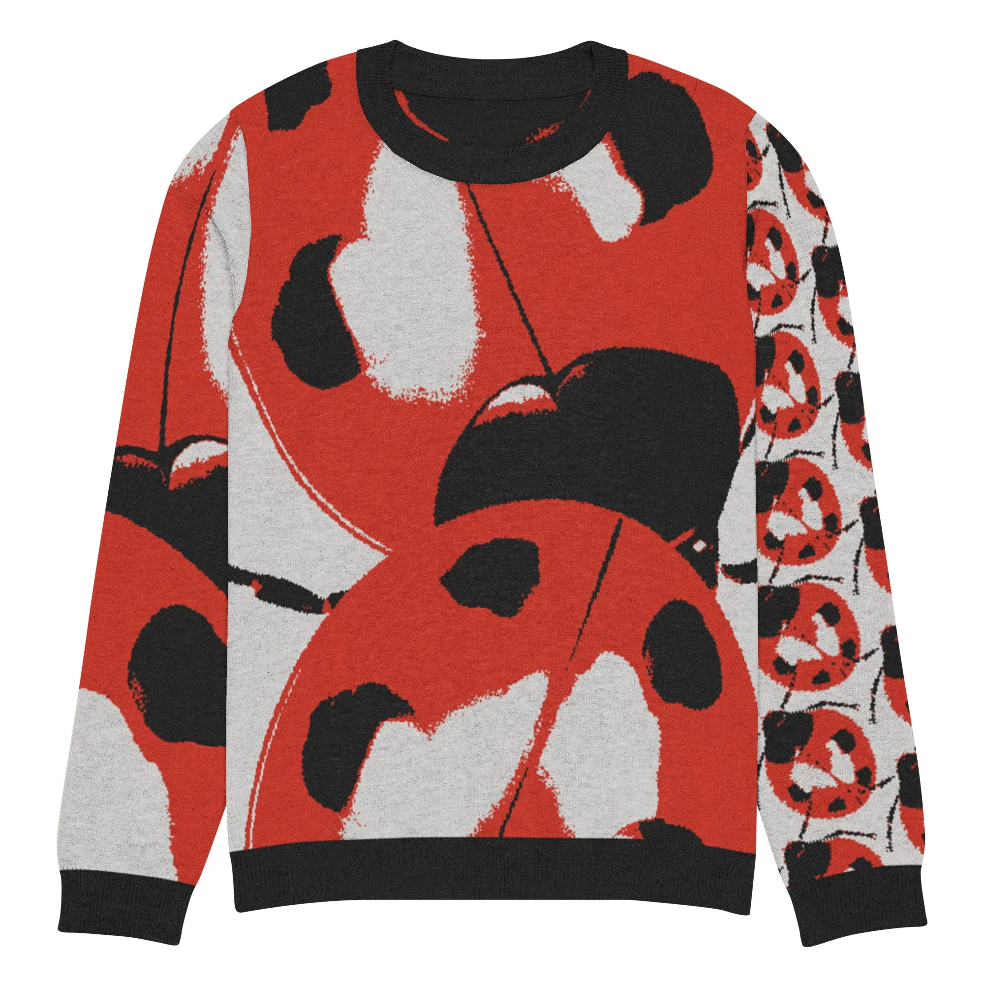 The Ladybug March Knitted Crewneck Sweater
