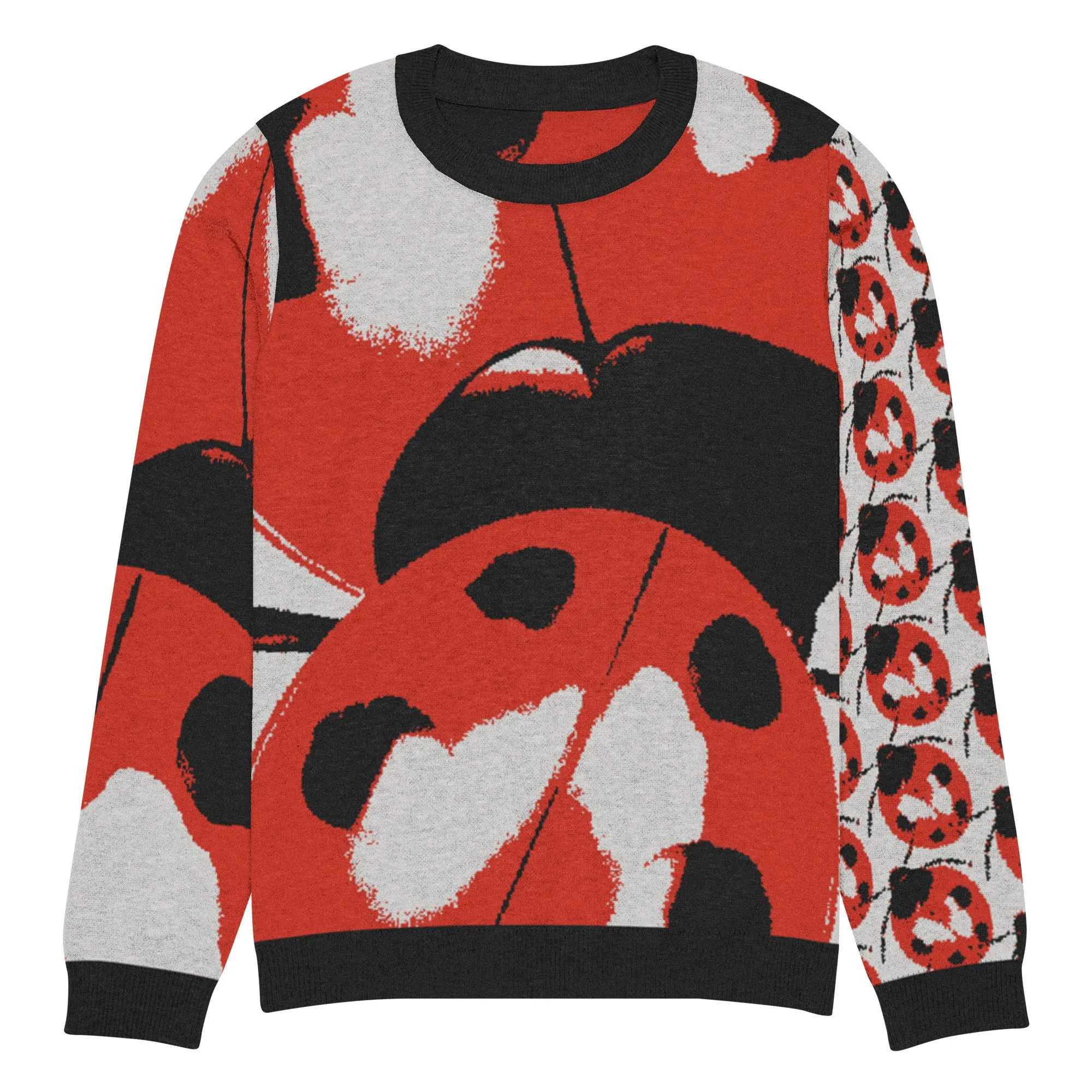 The Ladybug March Knitted Crewneck Sweater