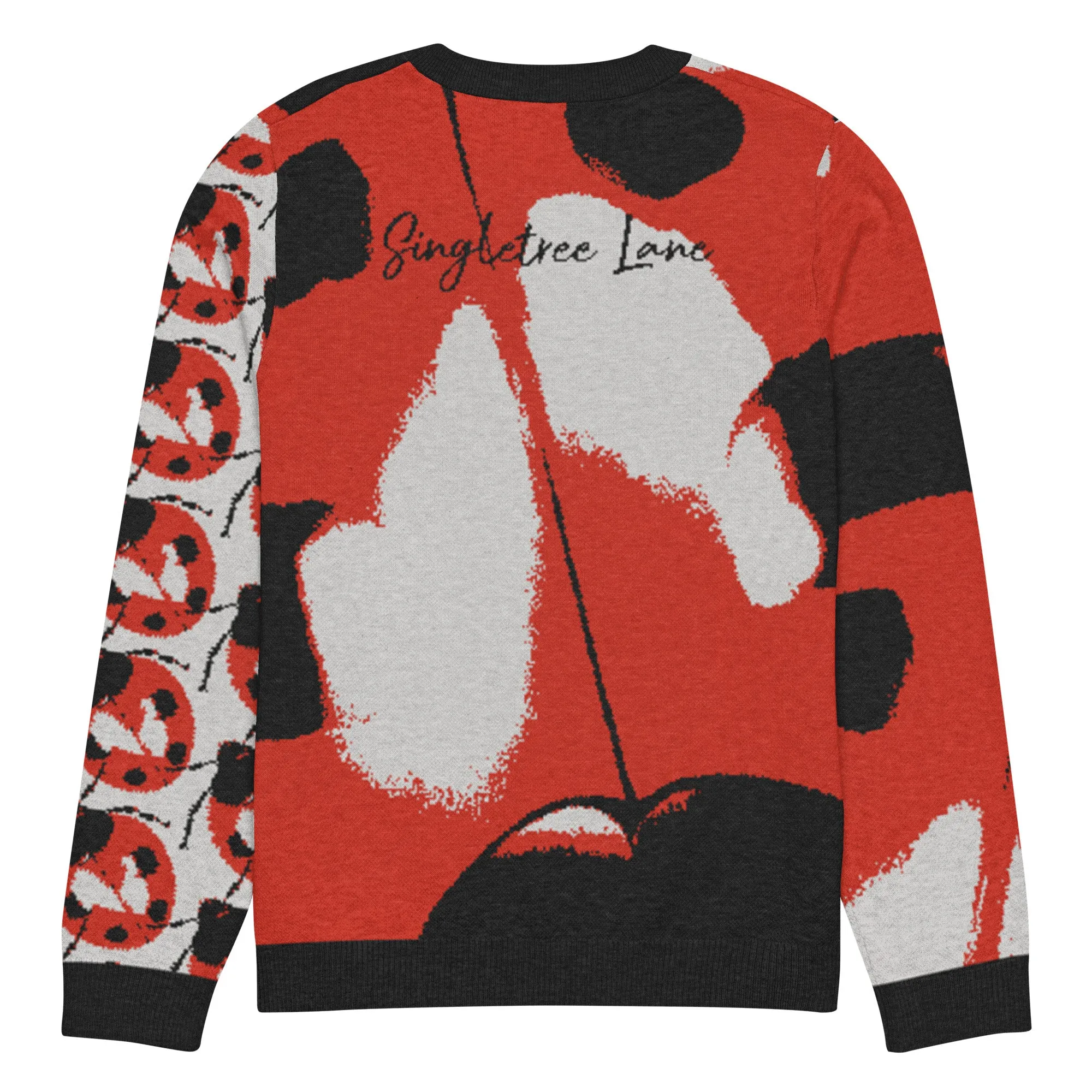 The Ladybug March Knitted Crewneck Sweater