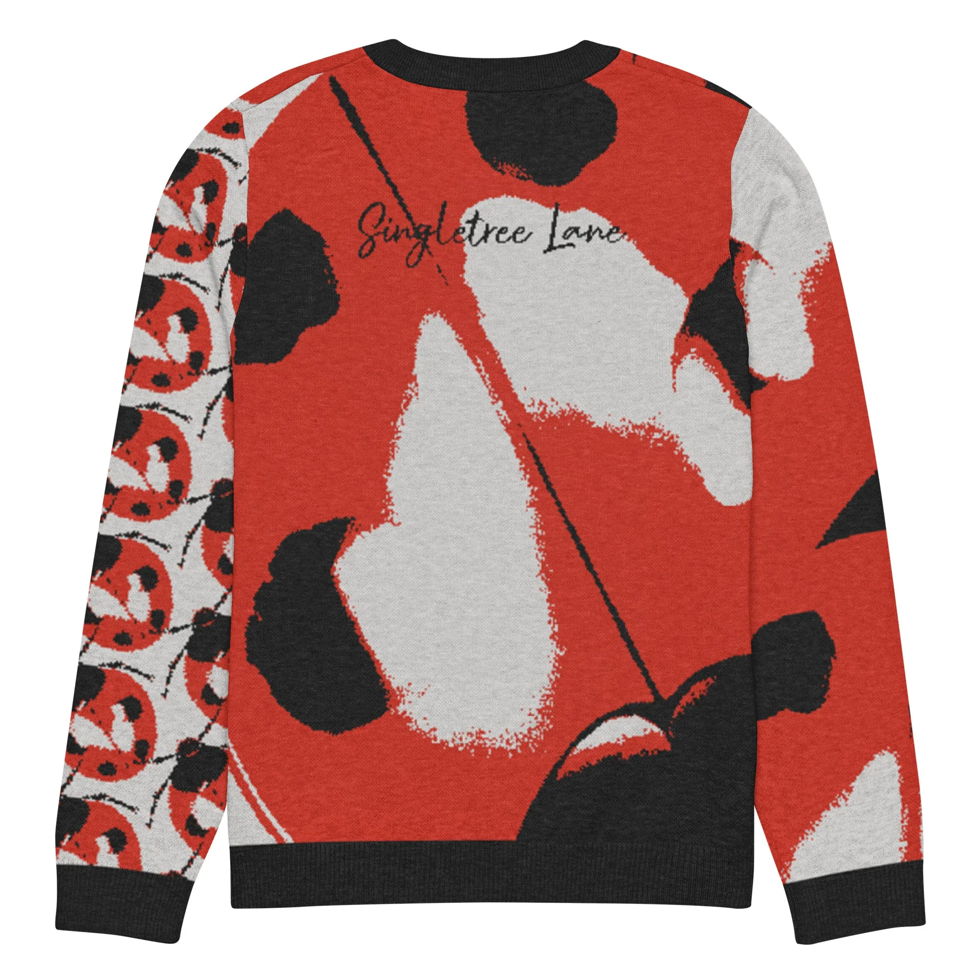 The Ladybug March Knitted Crewneck Sweater